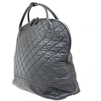 Chanel Horizontal Sport Weekender Bag Quilted Coated Canvas Black Nylon Travel Bag Bag (Pre-Loved)