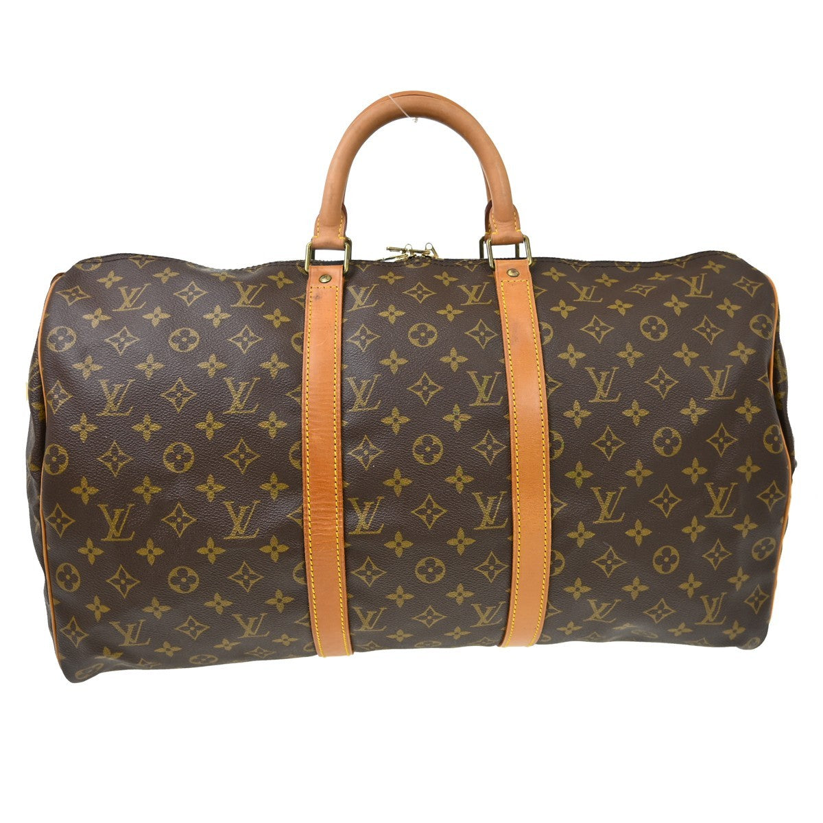 Louis Vuitton Louis Vuitton Keepall Bag Monogram Canvas Brown Canvas Travel Bag Bag (Pre-Loved)