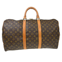 Louis Vuitton Louis Vuitton Keepall Bag Monogram Canvas Brown Canvas Travel Bag Bag (Pre-Loved)