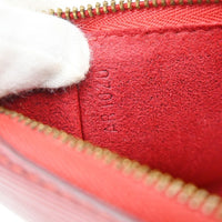 Louis Vuitton Pochette Accessoires Epi Leather Red Leather Clutche & Pouche Bag (Pre-Loved)