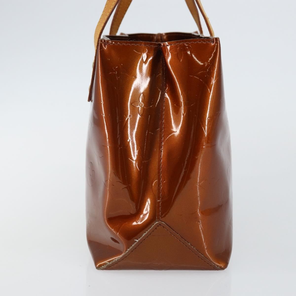 Louis Vuitton Reade Handbag Monogram Vernis Brown Patent_Leather Handbag (Authentic Pre-Loved)