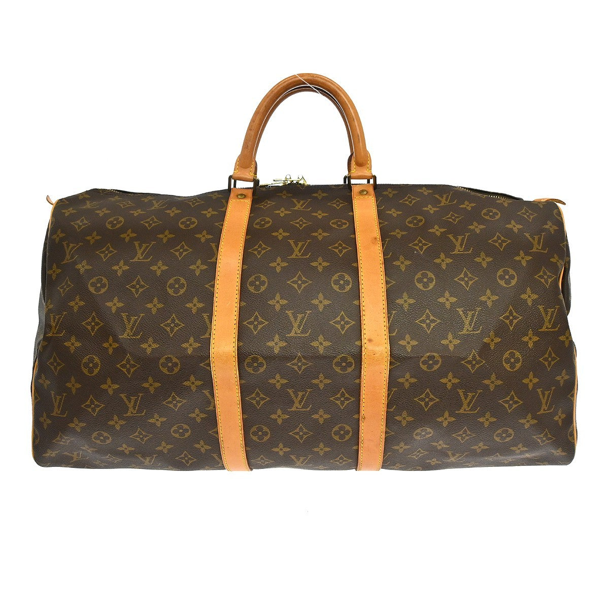 Louis Vuitton Louis Vuitton Keepall Bag Monogram Canvas Brown Canvas Travel Bag Bag (Authentic Pre-Loved)