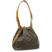 Louis Vuitton Louis Vuitton Petit Noe Handbag Monogram Canvas Brown Canvas Shoulder Bag Bag (Pre-Loved)