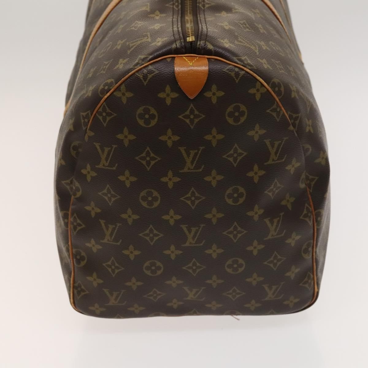 Louis Vuitton Keepall Bag Monogram Canvas Brown Canvas Travel Bag Bag (Authentic Pre-Loved)