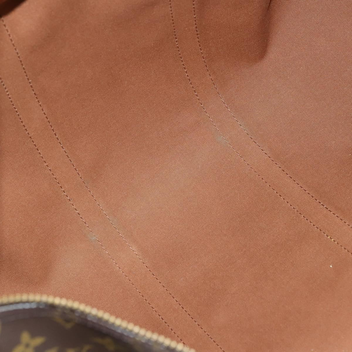 Louis Vuitton Keepall Bag Monogram Canvas Brown Canvas Travel Bag Bag (Pre-Loved)