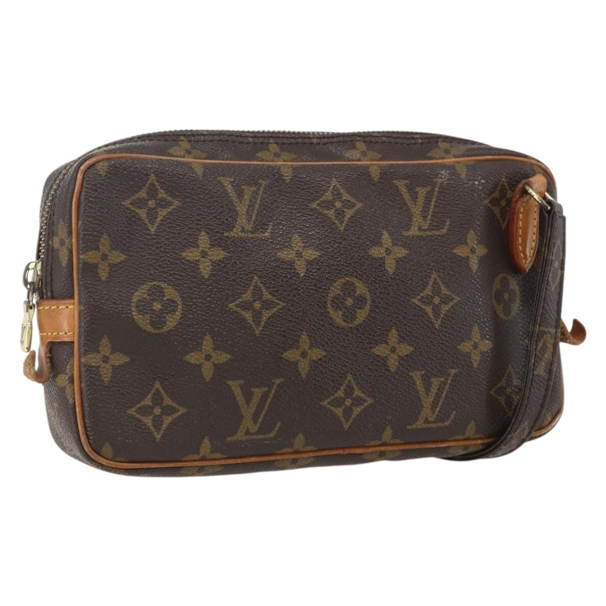 Louis Vuitton Pochette Marly Bandouliere Bag Monogram Canvas Brown Canvas Clutche & Pouche Bag (Authentic Pre-Loved)