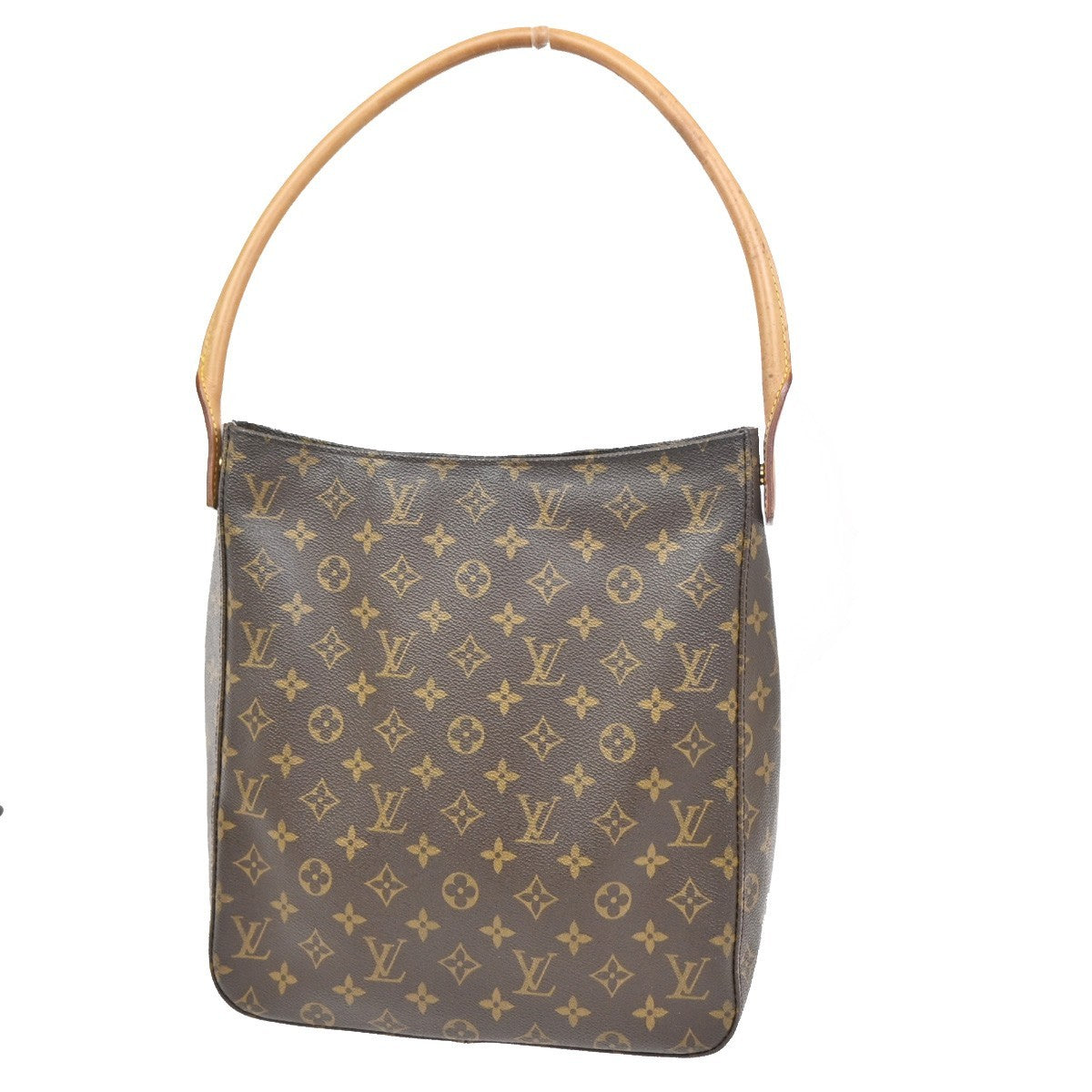Louis Vuitton Monogram Looping Handbag Monogram Canvas Brown Canvas Shoulder Bag Bag (Authentic Pre-Loved)