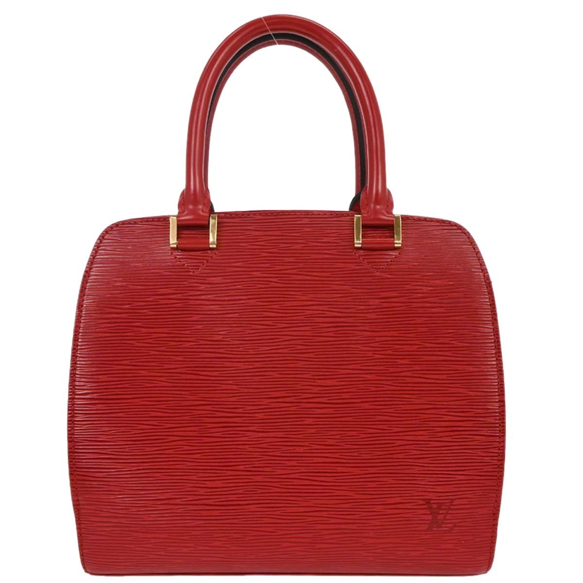 Louis Vuitton Pont Neuf Handbag Epi Leather Red Leather Handbag (Authentic Pre-Loved)