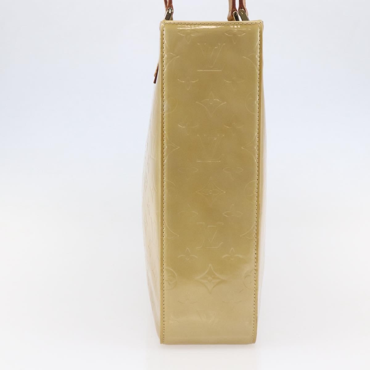 Louis Vuitton Columbus Handbag Monogram Vernis Beige Patent_Leather Tote Bag Bag (Pre-Loved)