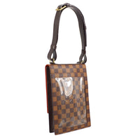 Louis Vuitton Portobello Messenger Damier Brown Canvas Shoulder Bag Bag (Pre-Loved)
