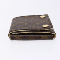 Louis Vuitton Case Jewelry Box Canvas Brown Canvas Wallets Accessory (Authentic Pre-Loved)