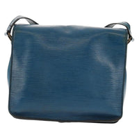Louis Vuitton Cartouchiere Handbag Epi Leather Blue Leather Shoulder Bag Bag (Pre-Loved)