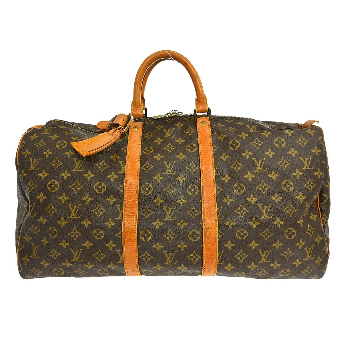 Louis Vuitton Louis Vuitton Keepall Bag Monogram Canvas Brown Canvas Travel Bag Bag (Pre-Loved)