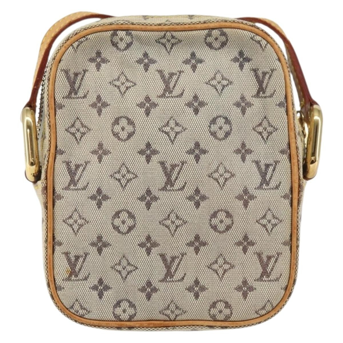 Louis Vuitton Juliette Crossbody Bag Mini Lin Blue Canvas Shoulder Bag Bag (Authentic Pre-Loved)