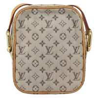 Louis Vuitton Juliette Crossbody Bag Mini Lin Blue Canvas Shoulder Bag Bag (Authentic Pre-Loved)