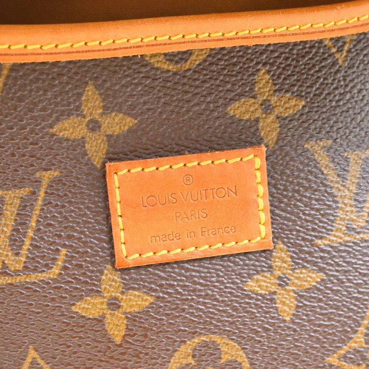 Louis Vuitton Saumur Handbag Monogram Canvas Brown Canvas Shoulder Bag Bag (Pre-Loved)