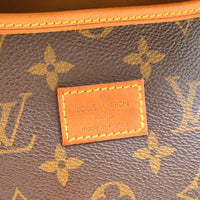 Louis Vuitton Saumur Handbag Monogram Canvas Brown Canvas Shoulder Bag Bag (Pre-Loved)