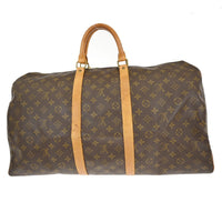 Louis Vuitton Louis Vuitton Keepall Bag Monogram Canvas Brown Canvas Travel Bag Bag (Pre-Loved)