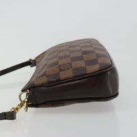 Louis Vuitton Navona Pochette Accessoires Damier Brown Canvas Clutche & Pouche Bag (Authentic Pre-Loved)