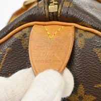 Louis Vuitton Louis Vuitton Speedy Handbag Monogram Canvas Brown Canvas Handbag (Pre-Loved)