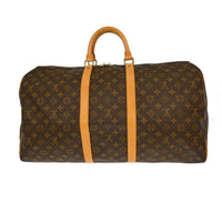 Louis Vuitton Louis Vuitton Keepall Bag Monogram Canvas Brown Canvas Travel Bag Bag (Pre-Loved)