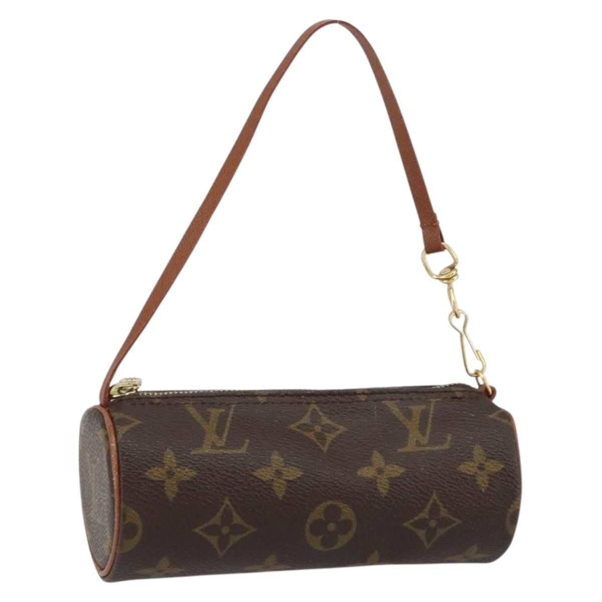 Louis Vuitton Papillon Pochette Monogram Canvas Brown Canvas Clutche & Pouche Bag (Authentic Pre-Loved)