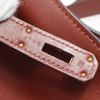 Hermes Jypsiere Bag Swift Burgundy Leather Shoulder Bag Bag (Pre-Loved)