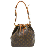 Louis Vuitton Louis Vuitton Petit Noe Handbag Monogram Canvas Brown Canvas Shoulder Bag Bag (Pre-Loved)