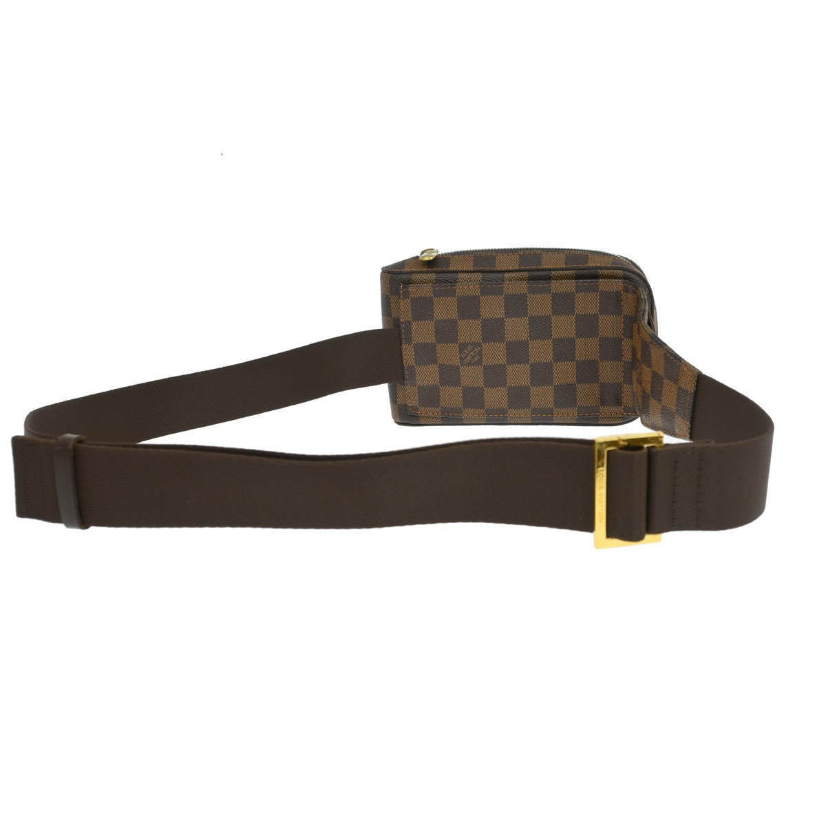 Louis Vuitton Louis Vuitton Geronimos Waist Bag Damier Brown Canvas Shoulder Bag Bag (Authentic Pre-Loved)