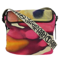 Chanel Flower Power Messenger Bag Multicolor Printed Nubuck Multicolour Suede Shoulder Bag Bag (Authentic Pre-Loved)