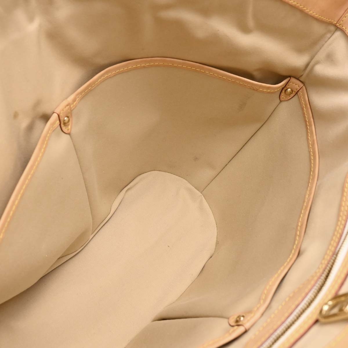 Louis Vuitton Pampelonne Handbag Damier White Canvas Tote Bag Bag (Authentic Pre-Loved)