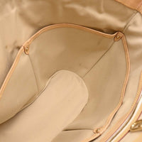 Louis Vuitton Pampelonne Handbag Damier White Canvas Tote Bag Bag (Authentic Pre-Loved)