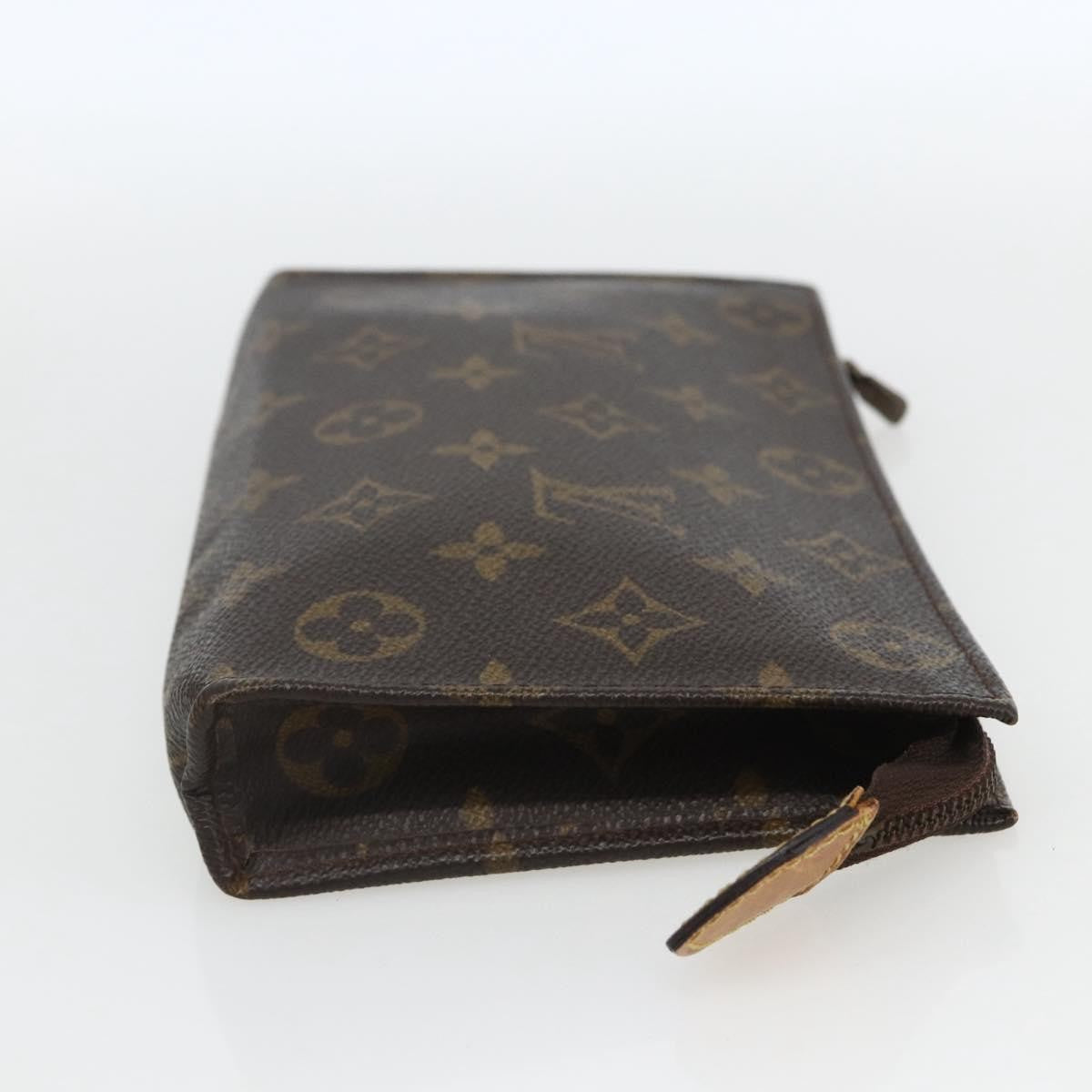 Louis Vuitton Toiletry Pouch Monogram Canvas Brown Canvas Clutche & Pouche Bag (Pre-Loved)
