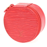 Louis Vuitton Ecrin Bijoux Jewelry Case Epi Leather Red Leather Clutche & Pouche Bag (Authentic Pre-Loved)