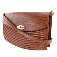 Louis Vuitton Prebourg Shoulder Bag Epi Leather Brown Leather Shoulder Bag Bag (Pre-Loved)