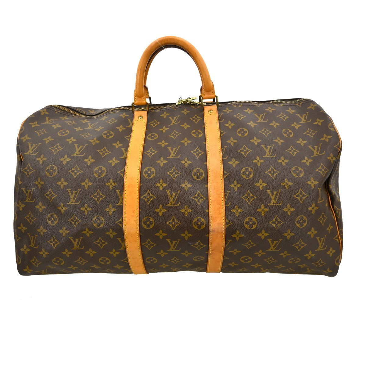 Louis Vuitton Louis Vuitton Keepall Bag Monogram Canvas Brown Canvas Travel Bag Bag (Authentic Pre-Loved)