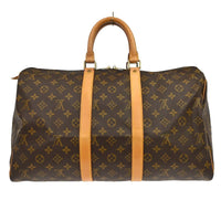 Louis Vuitton Louis Vuitton Keepall Bag Monogram Canvas Brown Canvas Travel Bag Bag (Pre-Loved)