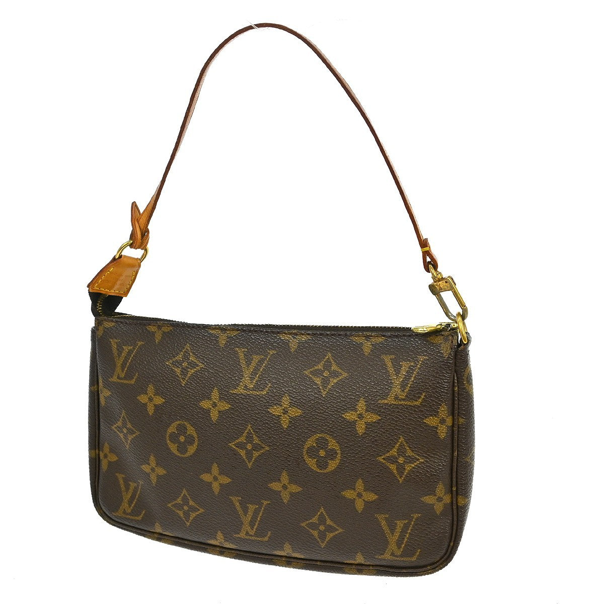 Louis Vuitton Pochette Accessoires Nm Monogram Canvas Brown Canvas Clutche & Pouche Bag (Pre-Loved)