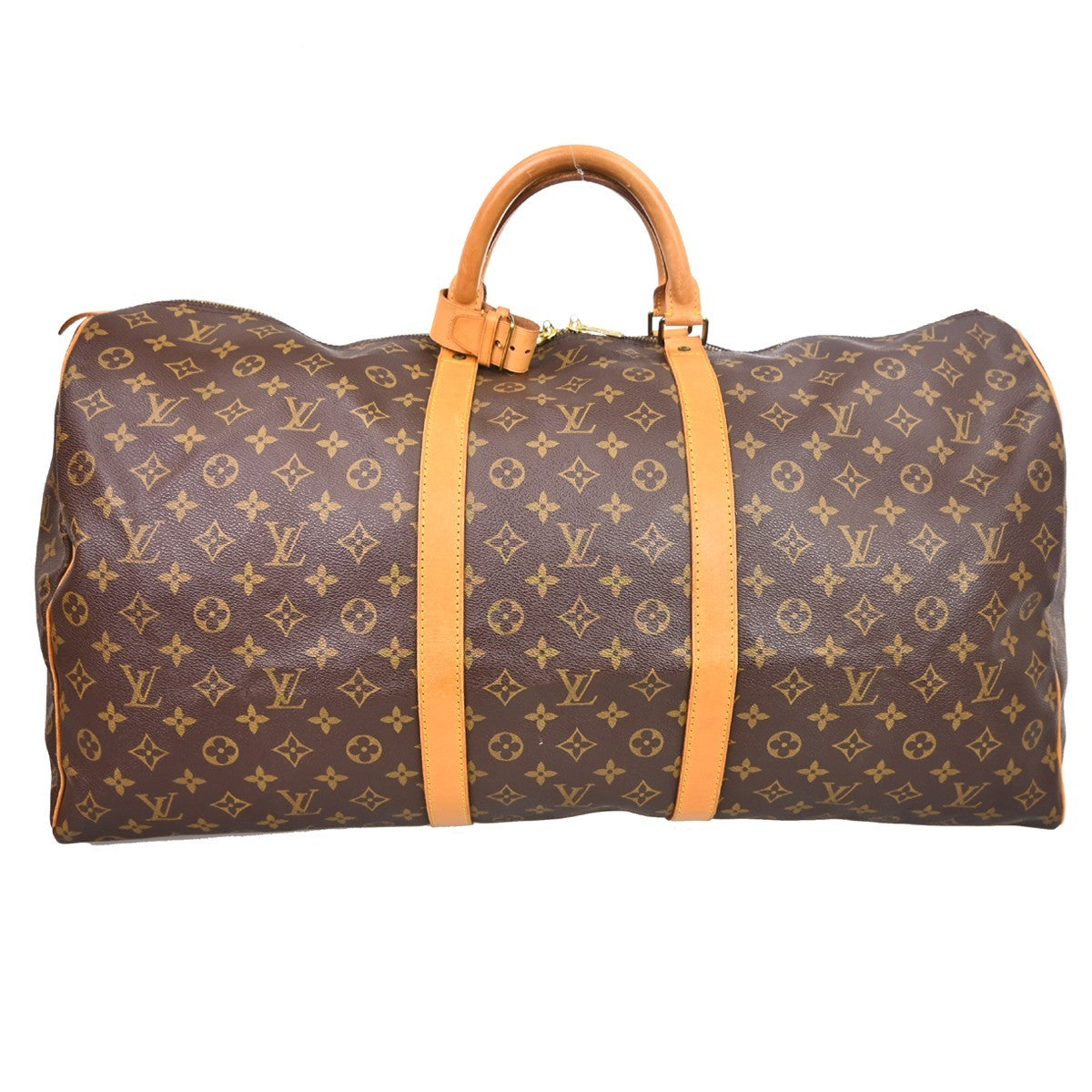 Louis Vuitton Louis Vuitton Keepall Bag Monogram Canvas Brown Canvas Travel Bag Bag (Pre-Loved)