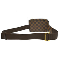 Louis Vuitton Geronimos Waist Bag Damier Brown Canvas Clutche & Pouche Bag (Authentic Pre-Loved)