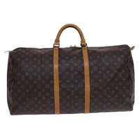 Louis Vuitton Keepall Bag Monogram Canvas Brown Canvas Travel Bag Bag (Authentic Pre-Loved)