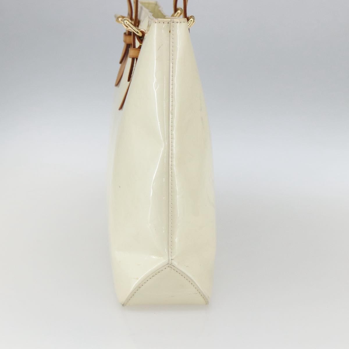 Louis Vuitton Brentwood Handbag Monogram Vernis Beige Patent_Leather Tote Bag Bag (Pre-Loved)