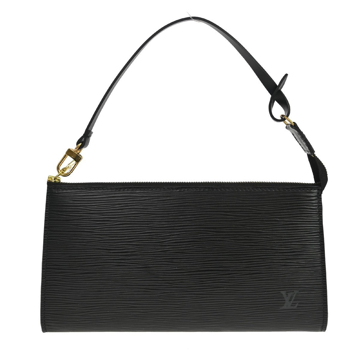 Louis Vuitton Louis Vuitton Pochette Accessoires Epi Leather Black Leather Clutche & Pouche Bag (Pre-Loved)