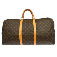Louis Vuitton Louis Vuitton Keepall Bag Monogram Canvas Brown Canvas Travel Bag Bag (Authentic Pre-Loved)