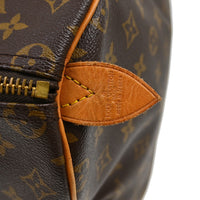 Louis Vuitton Keepall Bag Monogram Canvas Brown Canvas Travel Bag Bag (Pre-Loved)