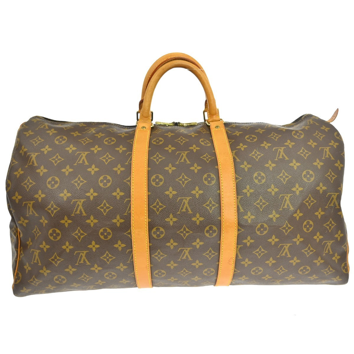 Louis Vuitton Louis Vuitton Keepall Bag Monogram Canvas Brown Canvas Travel Bag Bag (Pre-Loved)