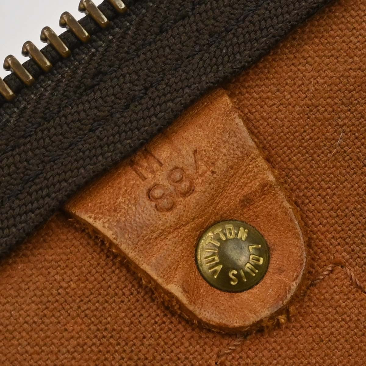 Louis Vuitton Keepall Bag Monogram Canvas Brown Canvas Travel Bag Bag (Pre-Loved)