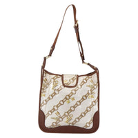 Louis Vuitton Louis Vuitton Charms Musette Handbag Pvc Over Printed Silk White Plastic Shoulder Bag Bag (Pre-Loved)