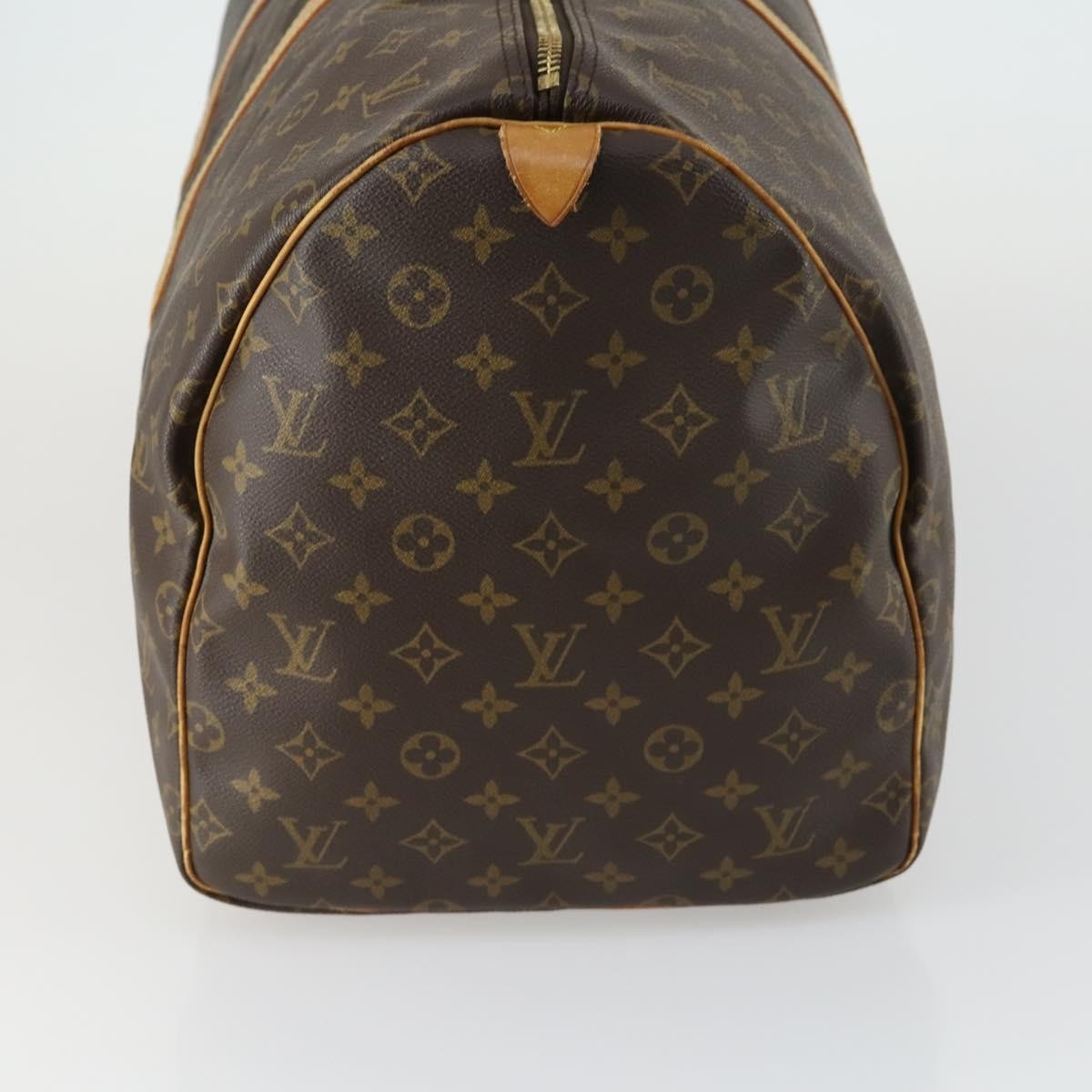 Louis Vuitton Keepall Bag Monogram Canvas Brown Canvas Travel Bag Bag (Authentic Pre-Loved)