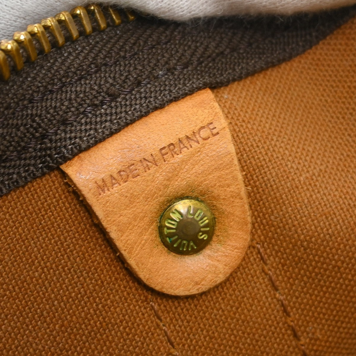 Louis Vuitton Keepall Bag Monogram Canvas Brown Canvas Travel Bag Bag (Pre-Loved)